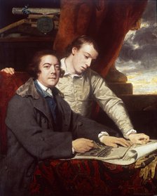 James Paine, Architect and his Son, James, 1764. Artist: Sir Joshua Reynolds.