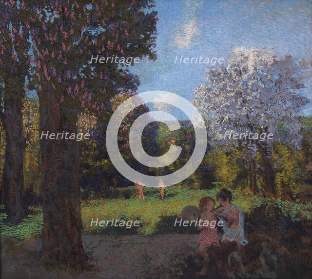 The Chestnut Trees, 1932-1935. Creator: Roussel, Ker-Xavier (1867-1944).