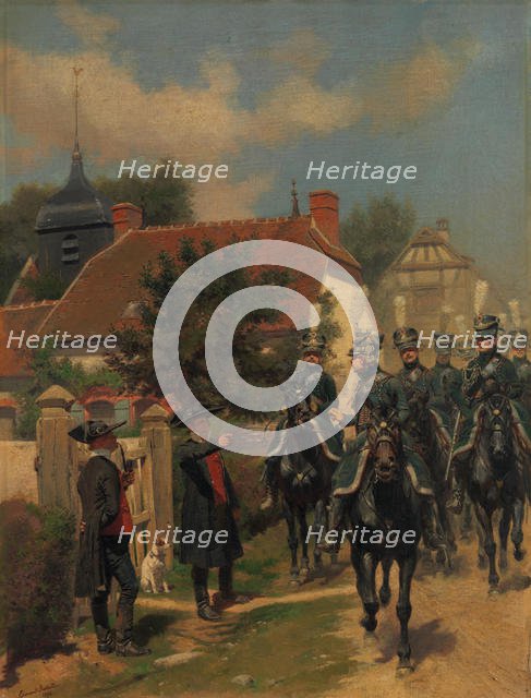 Gendarmes d'Ordonnance, 1894. Creator: Jean Baptiste Edouard Detaille.