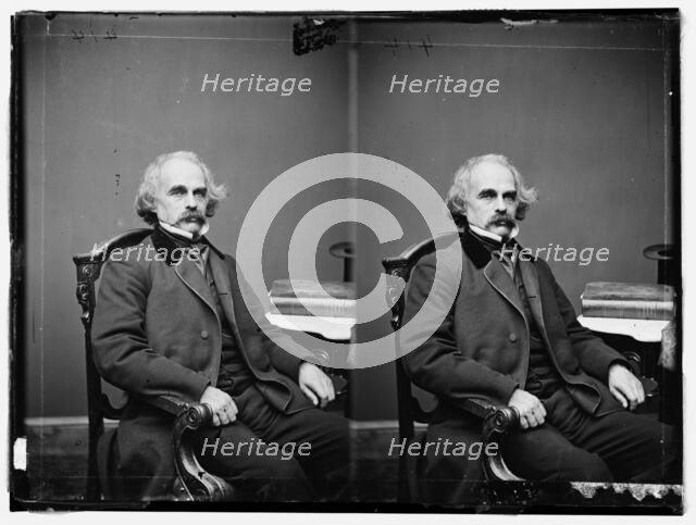 Nathaniel Hawthorne, ca. 1860-1865. Creator: Unknown.
