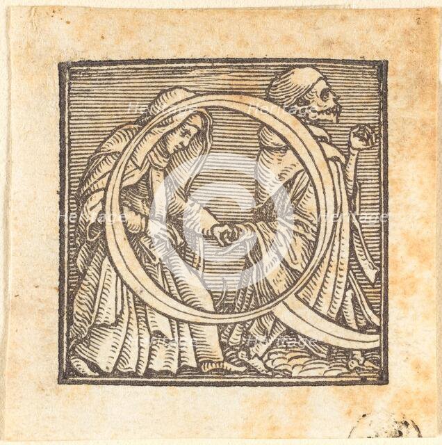 Letter Q. Creator: Hans Holbein the Younger.