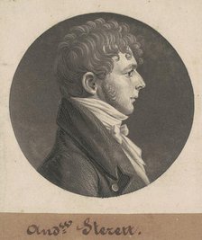 Andrew Sterett, 1803. Creator: Charles Balthazar Julien Févret de Saint-Mémin.