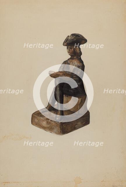 Figure, c. 1938. Creator: Mina Lowry.