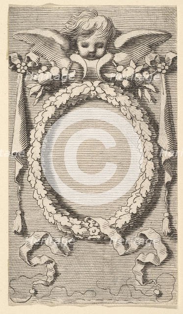 Title Page: Desmarets de Saint-Sorlin, L'Office de la Vierge Marie, 1645. Creator: Claude Mellan.