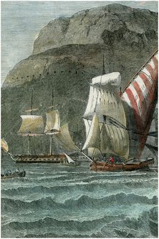 The Rock of Gibraltar, c1880. Artist: Unknown