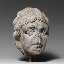 Head of a Youth, French, ca. 1150-75. Creator: Unknown.