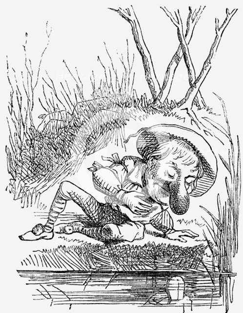 One of Punch's little capital letter illustrations. Artist: Unknown