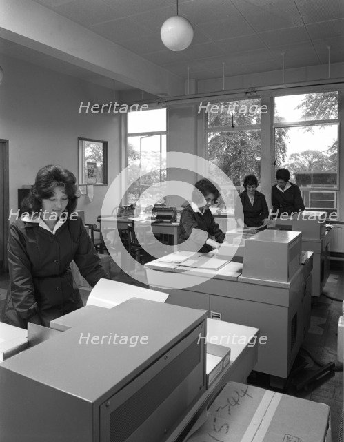 British Steel staff using the latest Rank Xerox copiers, Rotherham, South Yorkshire, 1962. Artist: Michael Walters