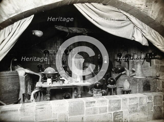 Wellcome Historical Medical Museum, Wigmore Street, London: reconstruction of a sixteenth-century... Creator: Unknown.