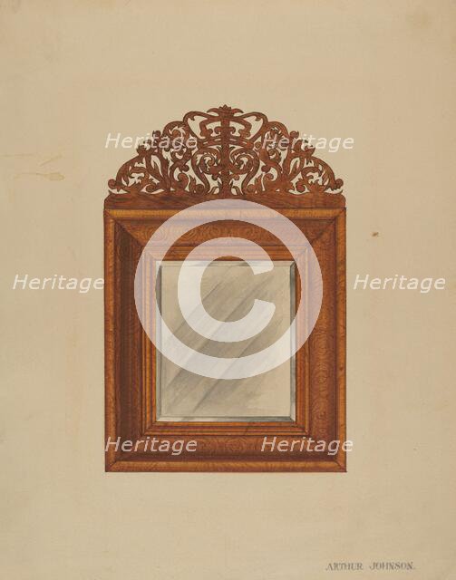 Mirror, c. 1936. Creator: Arthur Johnson.