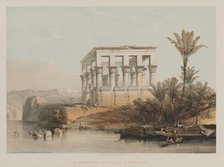 Egypt and Nubia, Volume II: The Hypaethral Temple at Philae, called the Bed of Pharaoh , 1848. Creator: Louis Haghe (British, 1806-1885); F.G. Moon, 20 Threadneedle Street, London.