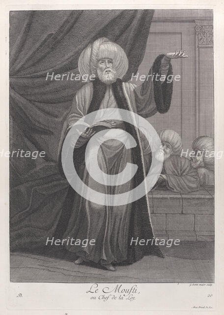 Le Moufti, ou Chef de la Loy, 1714-15. Creator: Unknown.