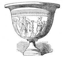 Interesting Greek vase discovered at Capua, 1854. Creator: Unknown.