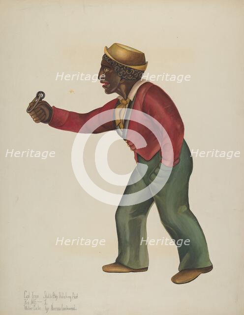 Hitching Post, 1935/1942. Creator: Norma Lockwood.