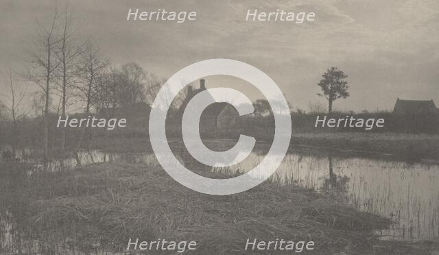 Evening, 1886. Creators: Dr Peter Henry Emerson, Thomas Frederick Goodall.