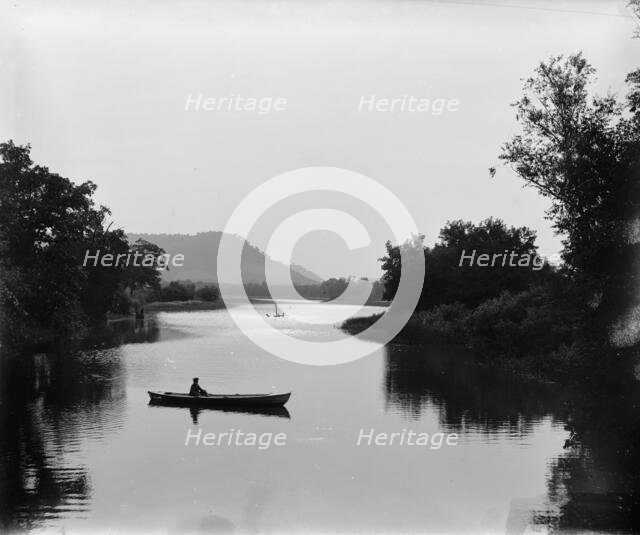Minnesota City, evening on the mill pond, between 1880 and 1899. Creator: Unknown.