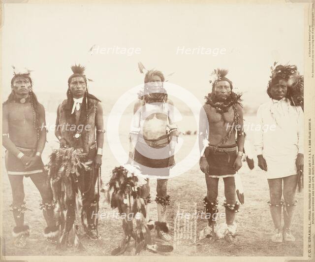 Sioux Group, 1880s. Creator: John C. H. Grabill.