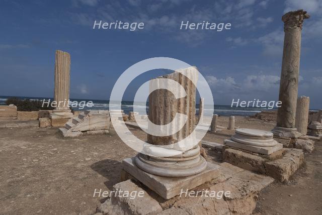 Libya, Leptis Magna, Justinian's Basilica, 2007. Creator: Ethel Davies.