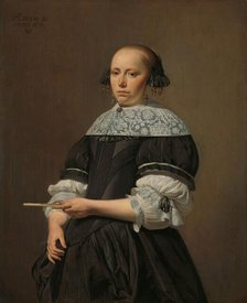 Elisabeth van Kessel (1640-1717), Wife of Willem Jacobsz Baert, 1671. Creator: Caesar Boëtius van Everdingen.