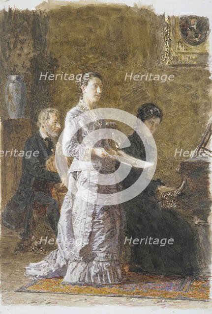 The Pathetic Song, 1881. Creator: Thomas Eakins.