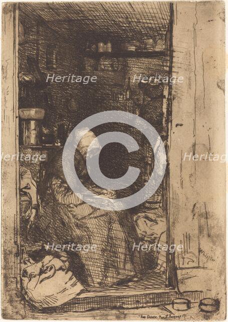 La Vieille aux Loques, 1858. Creator: James Abbott McNeill Whistler.