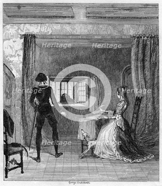 The death warrant, 1840. Artist: George Cruikshank