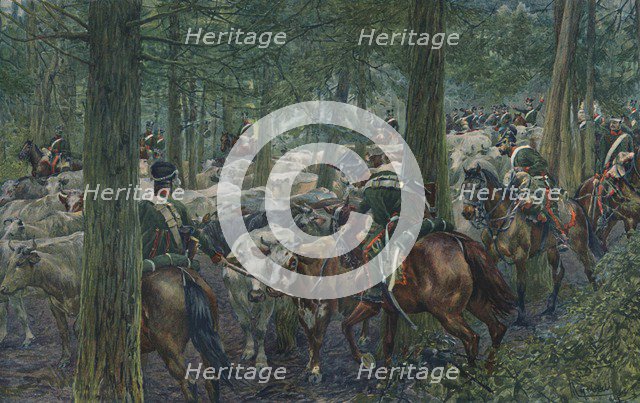 'Marbot's Soldiers Foraging On the Retreat', 1896. Artist: Unknown.