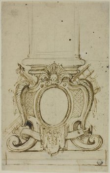 Design for the Base of a Pedestal, n.d. Creator: Unknown.