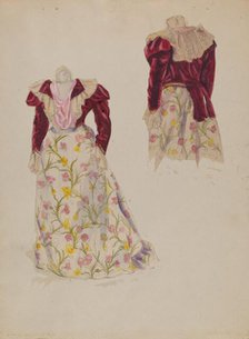Dress, 1935/1942. Creator: George B. Wally.