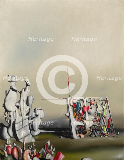 There, Motion Has Not Yet Ceased, 1945. Creator: Yves Tanguy.