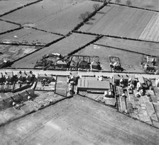 Clutsom and Kemp Ltd elastic factory, Ibstock, Leicestershire, 1946. Artist: Aerofilms.