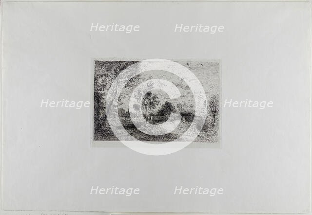 An Old Bridge at Salisbury, c. 1826. Creator: John Constable.