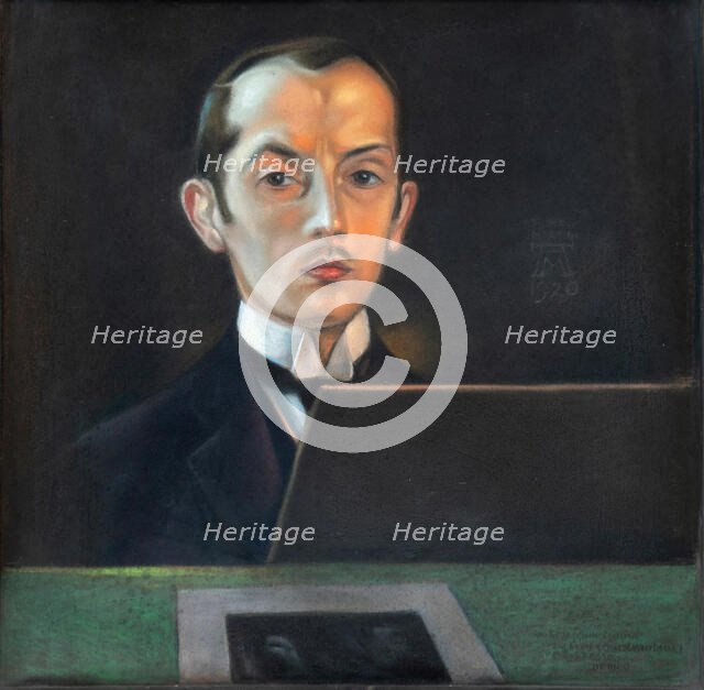 Self-portrait, 1920. Creator: Martini, Alberto (1876-1954).
