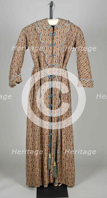 Dressing Gown, American, 1875-85. Creator: Unknown.