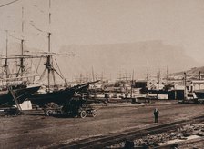 Cape Town, South Africa: The docks at Cape Town, 1896. Creator: GW Wilson and Company.