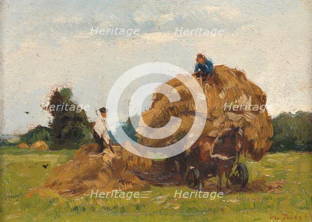 Hay Wagon, 1885-1931. Creator: Willem de Zwart.
