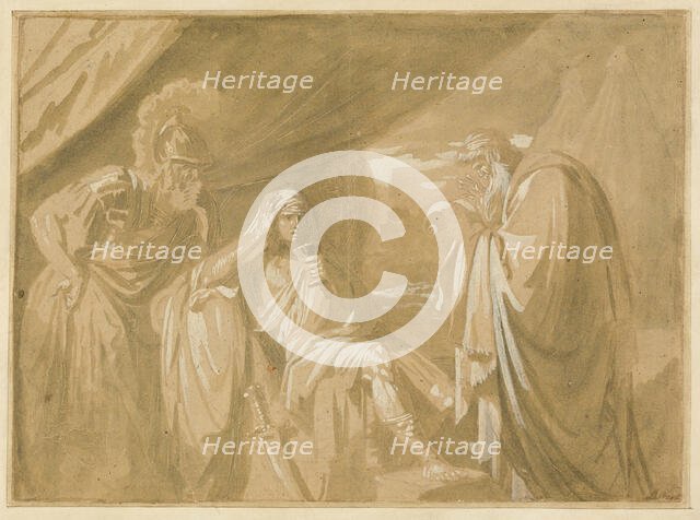 Alexander's Confidence with his Physician Philip, c.1770. Creator: Benjamin West.