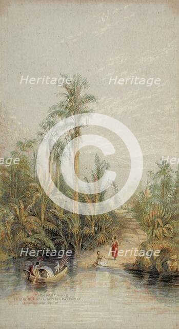Indian Settlement, c1847. Creator: George Baxter.
