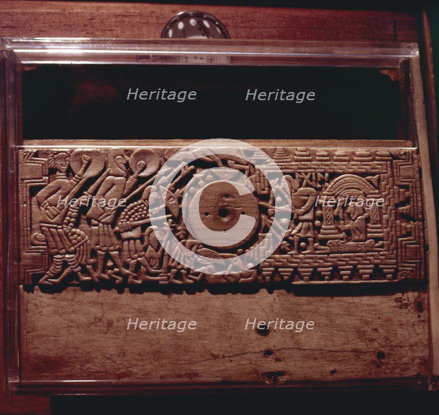Detail from Franks Casket', whalebone Northumbrian work, c700. Artist: Unknown.