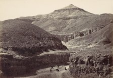 Valley of the Tombs of the Kings, Thebes, 1857. Creator: Francis Frith.
