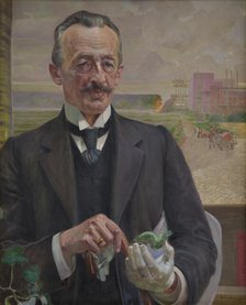 Portrait of Józef Sare, Vice-President of the City of Krakow, 1913. Creator: Jacek Malczewski.