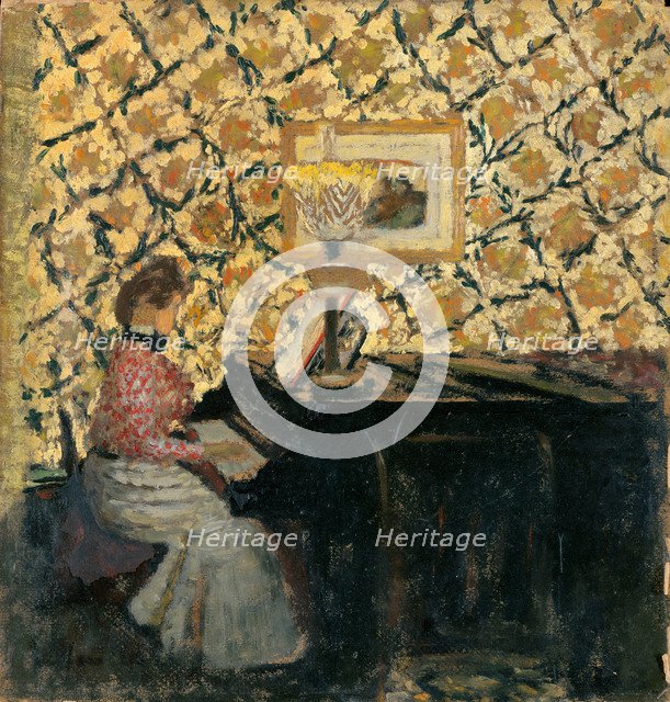 Misia at the Piano, 1895-1896.