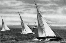 Six metre R class sailing, Berlin Olympics, 1936. Artist: Unknown