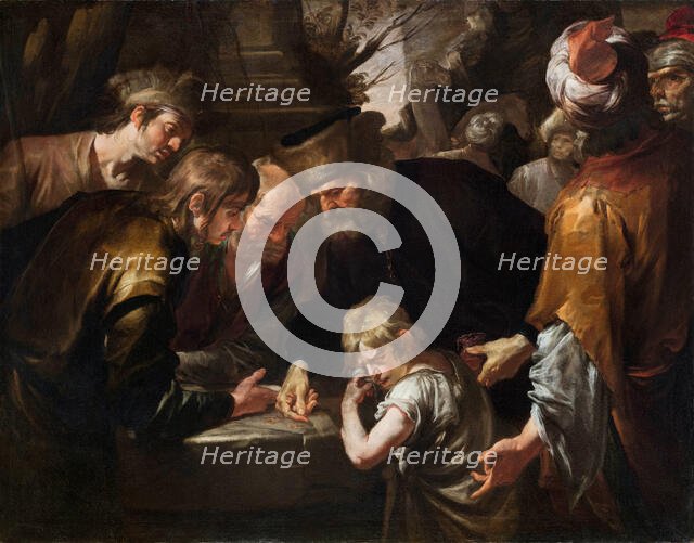 Joseph sold by his brothers, First Half of 17th cen. Creator: Assereto, Gioacchino (1600-1649).