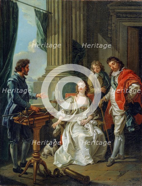 'Pneumatic Experiment', 1777. Artist: Amédée van Loo