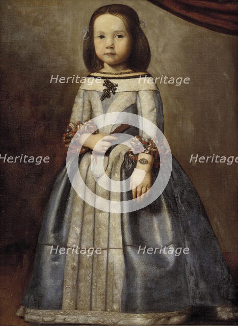 Portrait of Laura Chigi, 1646-1679. Creators: Alessandro Da Farnese Mattia, Francisco de Zurbaran.