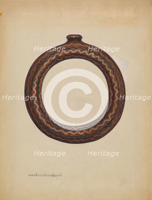 Ring Bottle, c. 1936. Creator: John Dana.