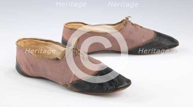 Shoes, American, 1840-49. Creator: Unknown.