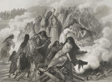 The Siege of Saguntum, Iberian Peninsula, 219 BC, (1852).  Creator: Unknown.