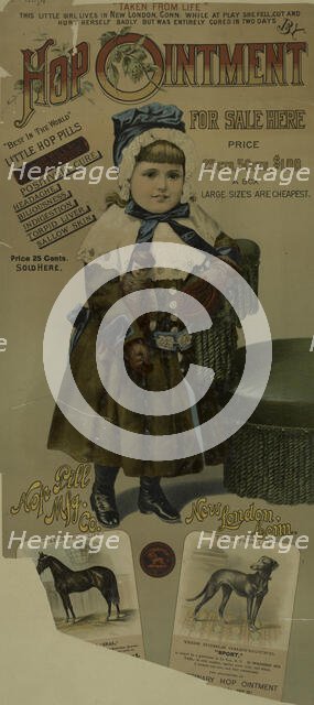 Hop ointment, c1895 - 1917. Creator: Unknown.